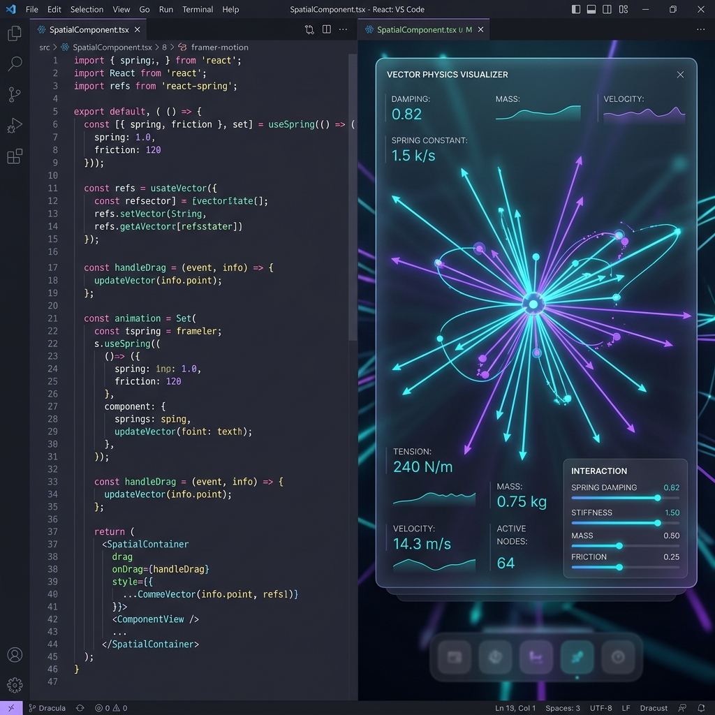 React and ExodeUI code integration dashboard
